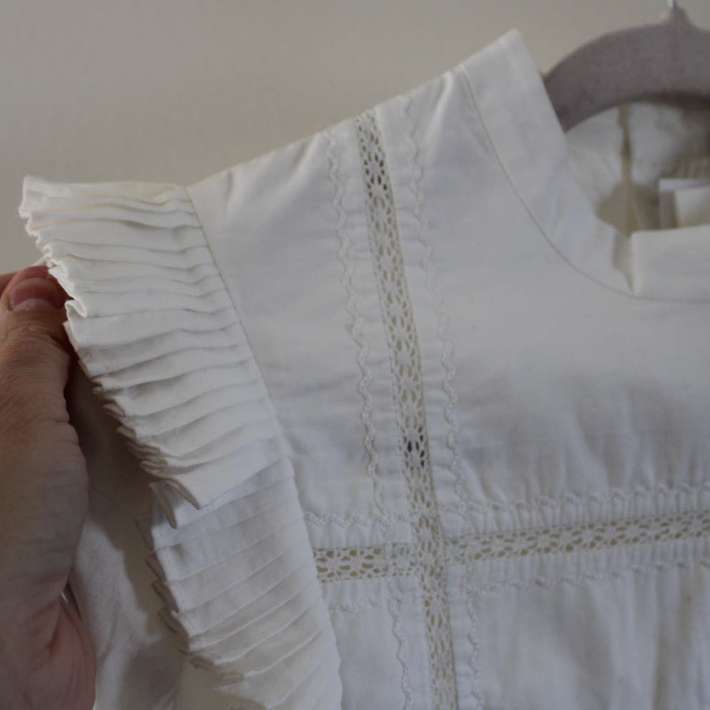 Bonpoint White Ruffled Blouse - Picture 3 of 13